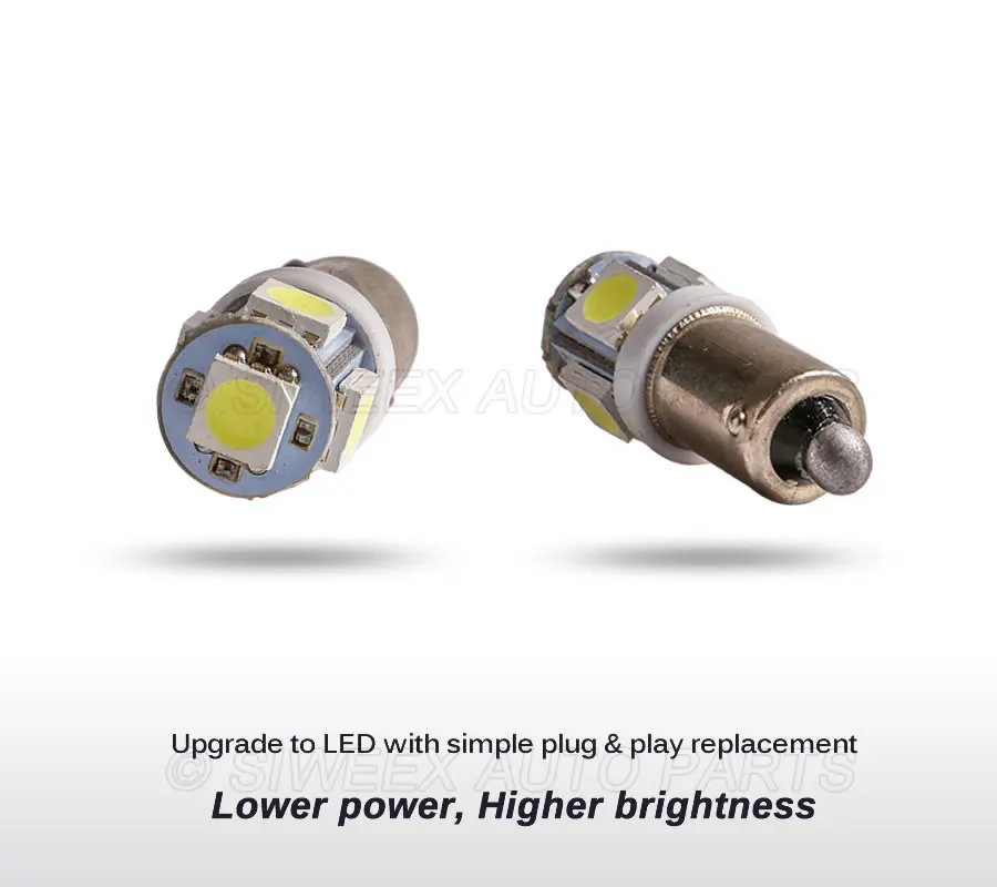2 шт., автомобисветодиодный светодиодные лампы BA9S T4W 5 SMD 5050 (art.: 7a6284124) - 7a6284124