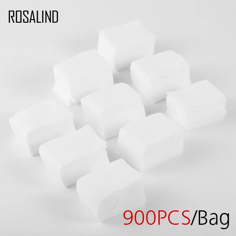 ROSALIND 900 шт./пакет хлопковые обертки полотенце для ногтей высококачественное