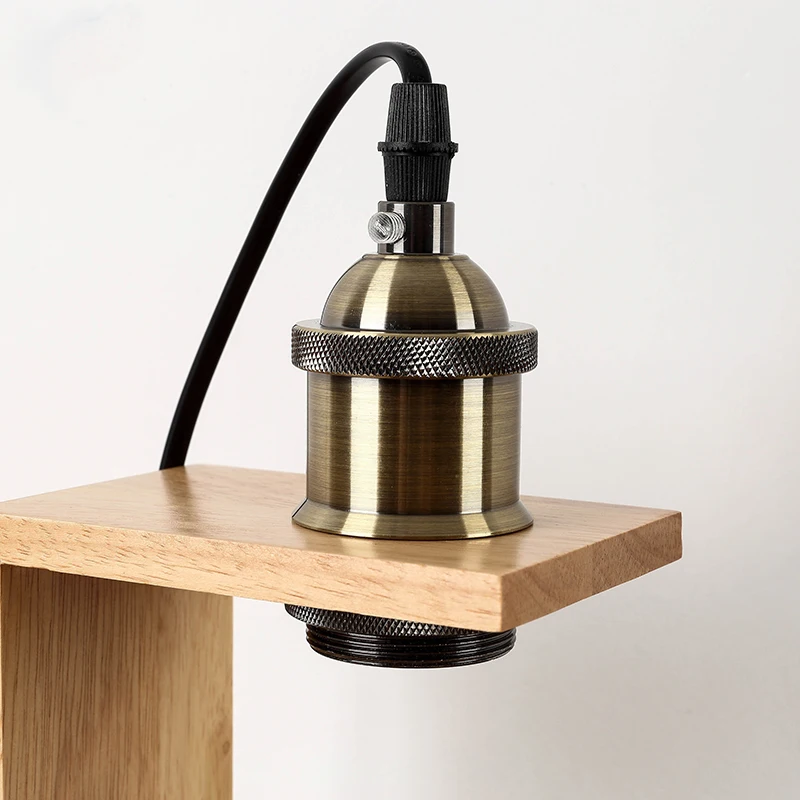 Современные художественные украшения настольная лампа E27 держатель твердые