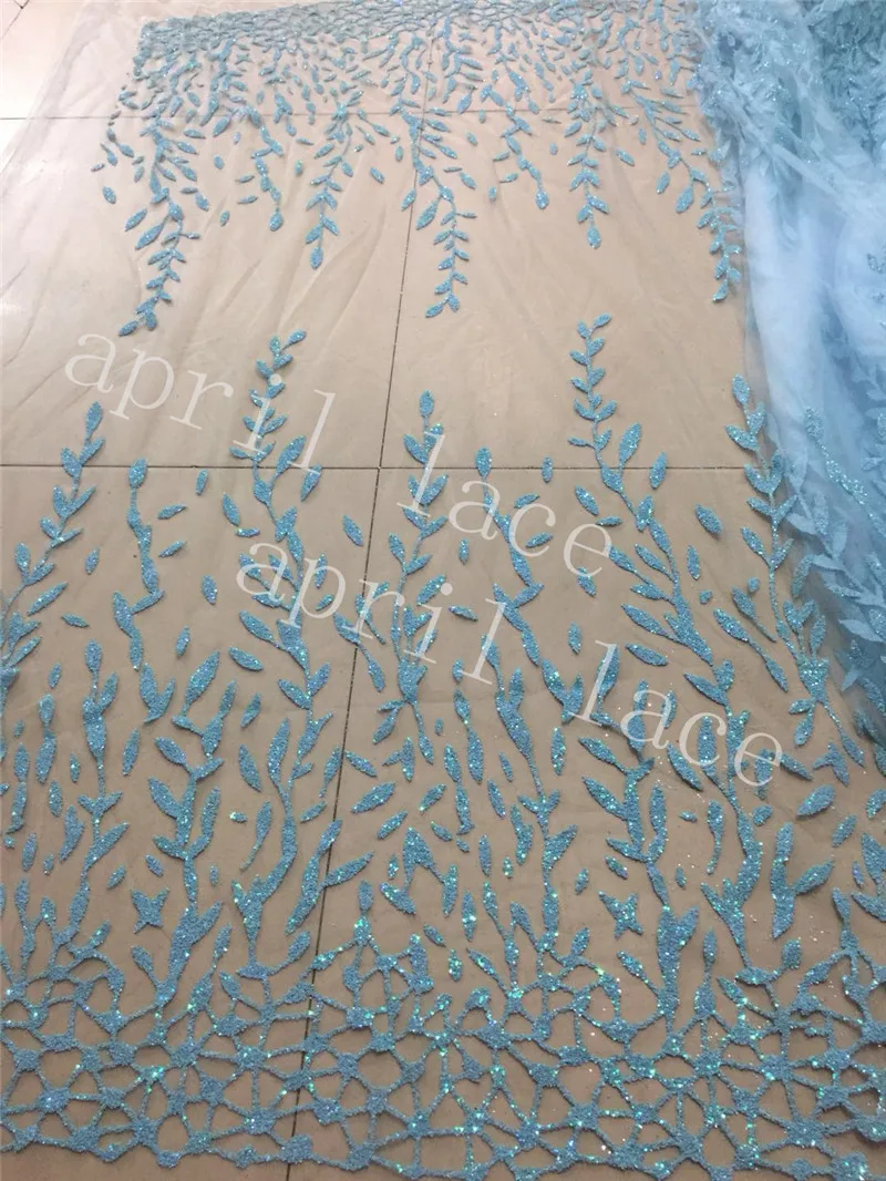 

Быстрая доставка 5 ярдов XD002 # синий цвет 11-108 # Роскошные кружевные блестящие кружева для свадебного/женского платья пила