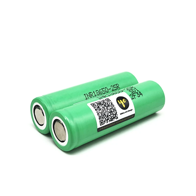 OYE 18650 2500mah INR1865025R 20A разрядные литиевые батареи электронная сигарета батарея 18650 2500 25R