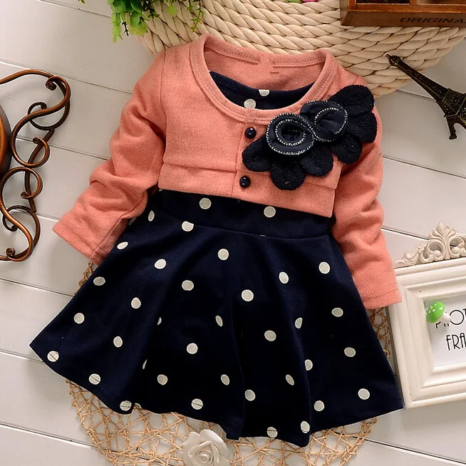 

new baby girl Christmas tutu dress newborn cute princess dress white dot baby kids clothing
