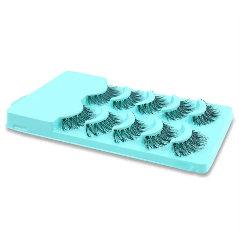 Большая распродажа! 5 пара/лот перекрещивающиеся Накладные ресницы Объемные