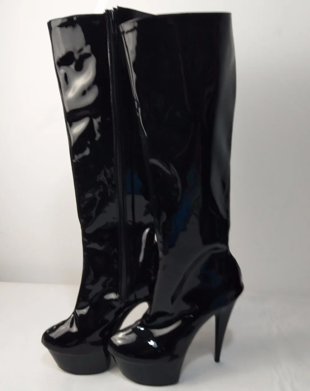 15 cm high boots sexy dynamic women shining nightclub shoes wear evening dance | Спорт и развлечения