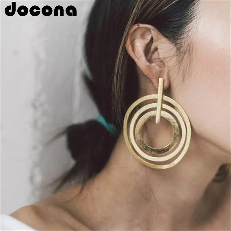 Docona золотистый цвет увеличенные фотообои для женщин металлические большие