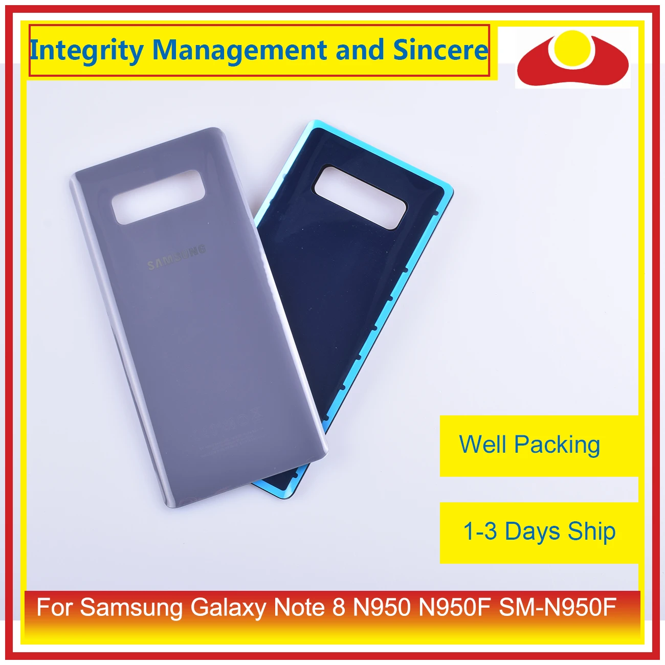 Для samsung Galaxy Note 8 N950 N950F SM-N950F N9500 корпус батарейного отсека заднее стекло чехол Корпус Корпуса