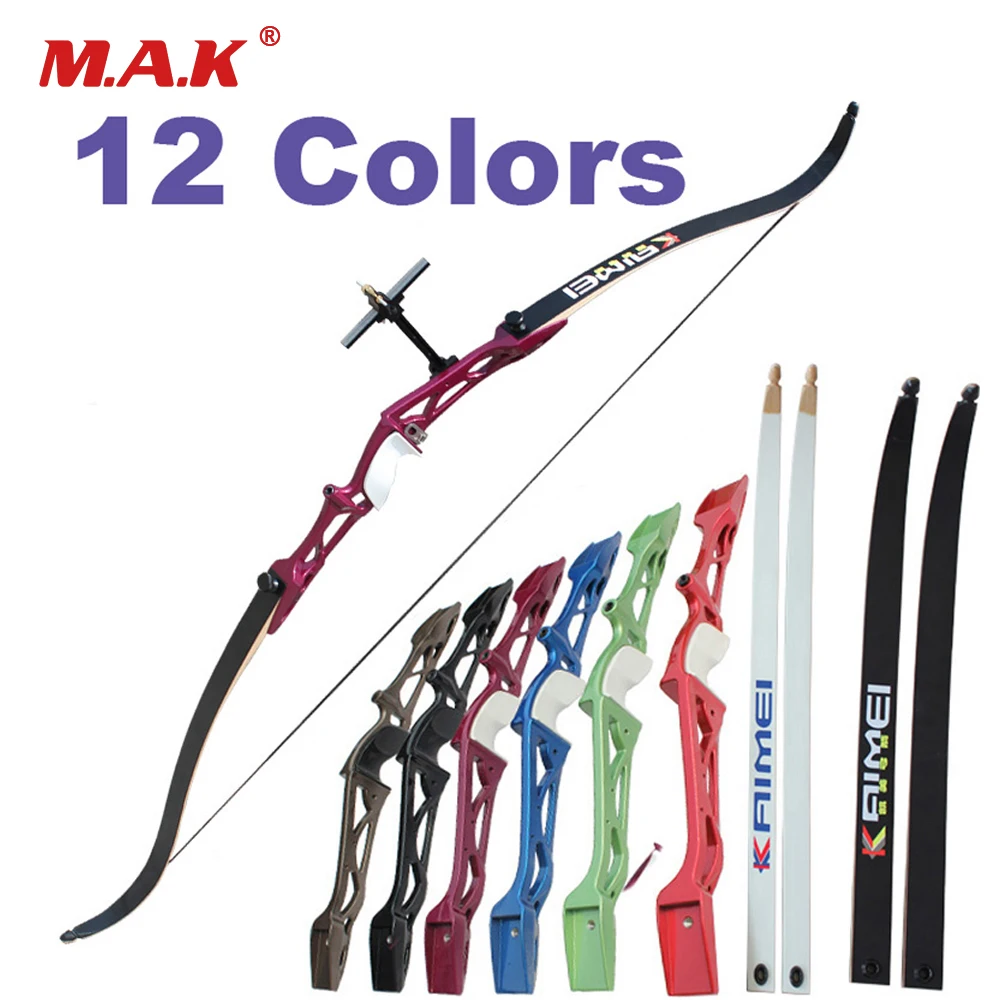 

12 Color 66/68/70 Inches Recurve Bow 14-40LBS for Right Hand with Sight and Rest for Outdoor Archery Huntting Shooting Games