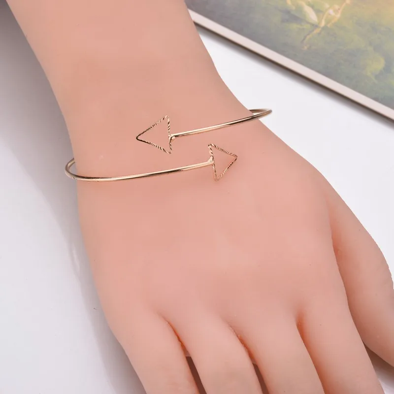 MissCyCy 2016 новое поступление в стиле панк золотой цвет браслеты-манжеты для женщин