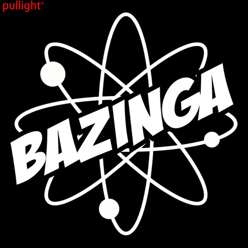 16 2 см * креативные Виниловые стикеры Bazinga Science Atom модный Стайлинг автомобиля |