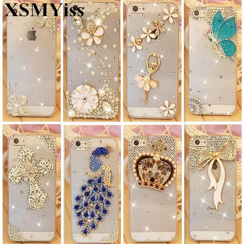 Чехол для телефона XSMYiss с блестящими бриллиантами Samsung S21 S20 S8 S9 S10 Plus Note 20 10 9 8 чехол