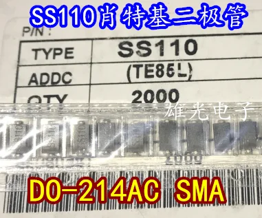 

Freeshipping SS110 1A 100V SMA DO-214AC