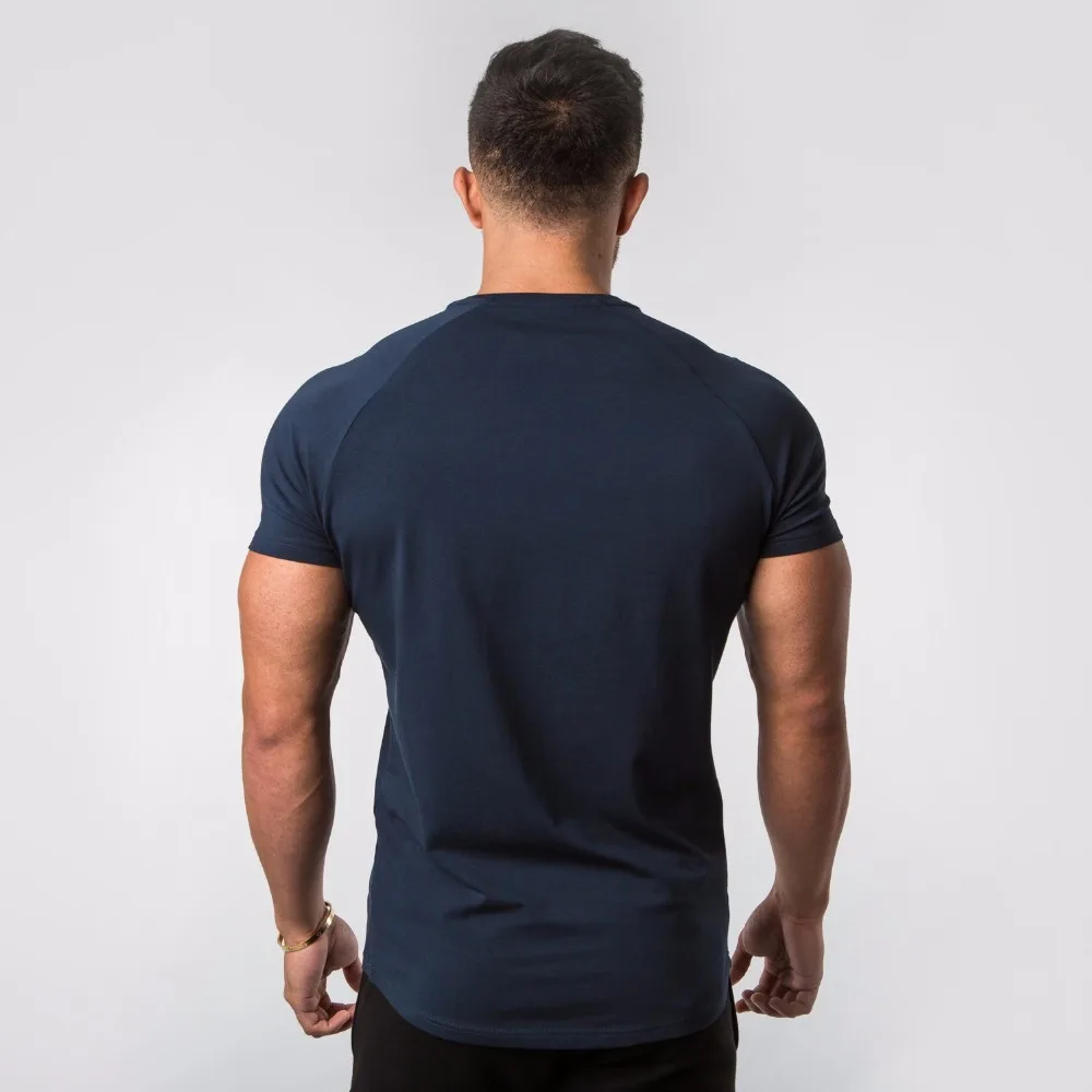 Мужская футболка с коротким рукавом ALPHALETE хлопковые футболки для фитнеса