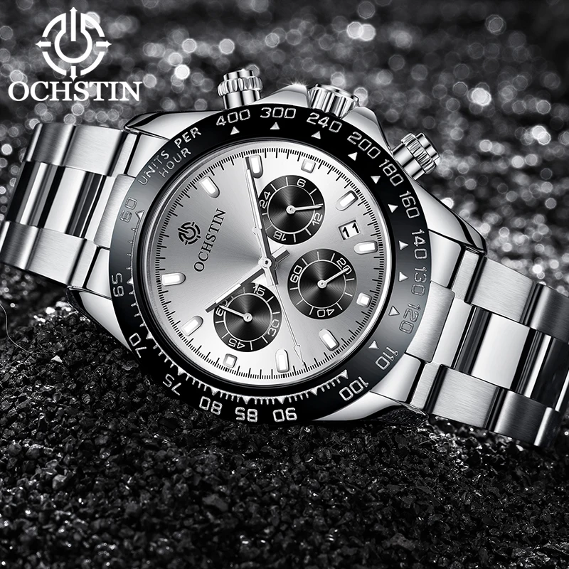 Часы мужские кварцевые в стиле милитари с хронографом | Наручные часы