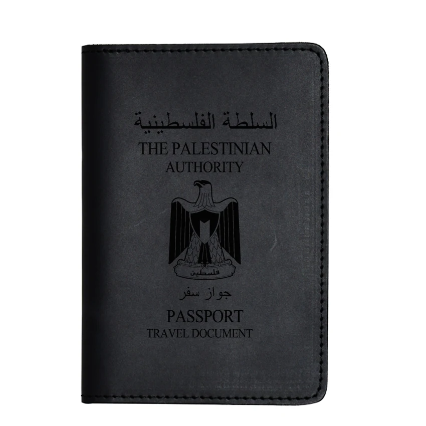 Обложка для паспорта Palestine простая кожаная обложка загранпаспорта загранпаспорт