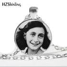 Ожерелье из стекла и кабошона, с подвеской анна франк, HZ1, HZ--A591
