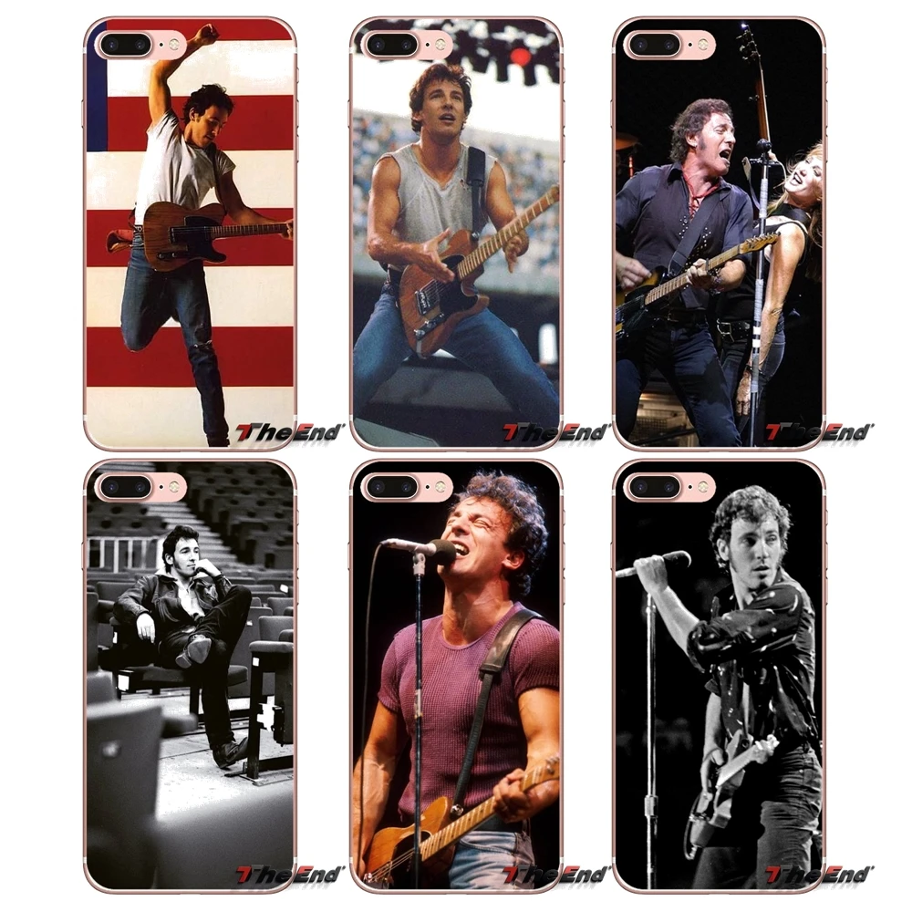 Для iPhone X 4 4S 5 5S 5C SE 6 6S 7 8 Plus Samsung Galaxy J1 J3 J5 J7 A3 A5 2016 2017 Bruce Springsteen аксессуары