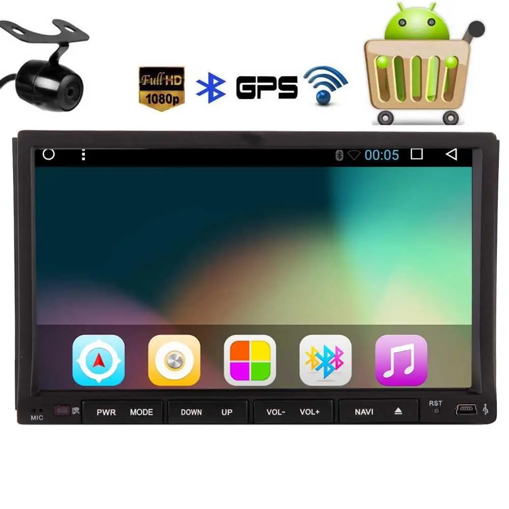 Android6.0 автомобильный DVD плейер стерео с dvd gps навигации 2Din головное устройство