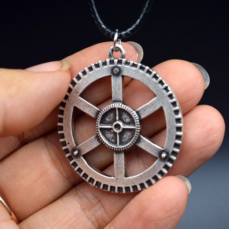 1 шт. ручной механический кулон зубчатое колесо Цепочки и ожерелья для Для женщин