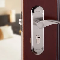 modern aluminum lock bedroom bathroom living room handle lock engineering hardware door handle