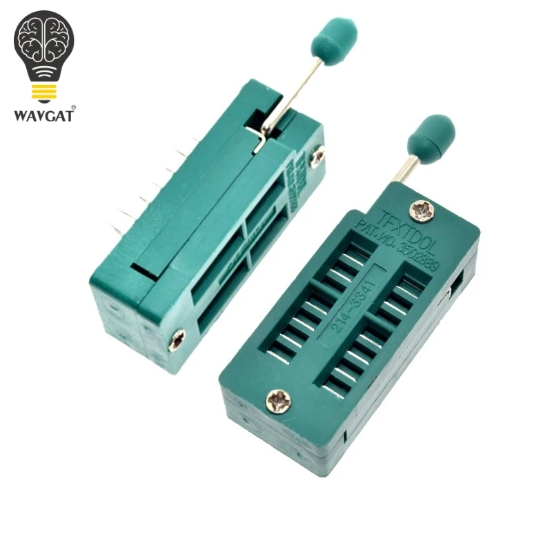 Универсальная Розетка ZIF 14pin 14 pin dip 2 54 мм IC шт.|zif socket|ic socketdip socket |