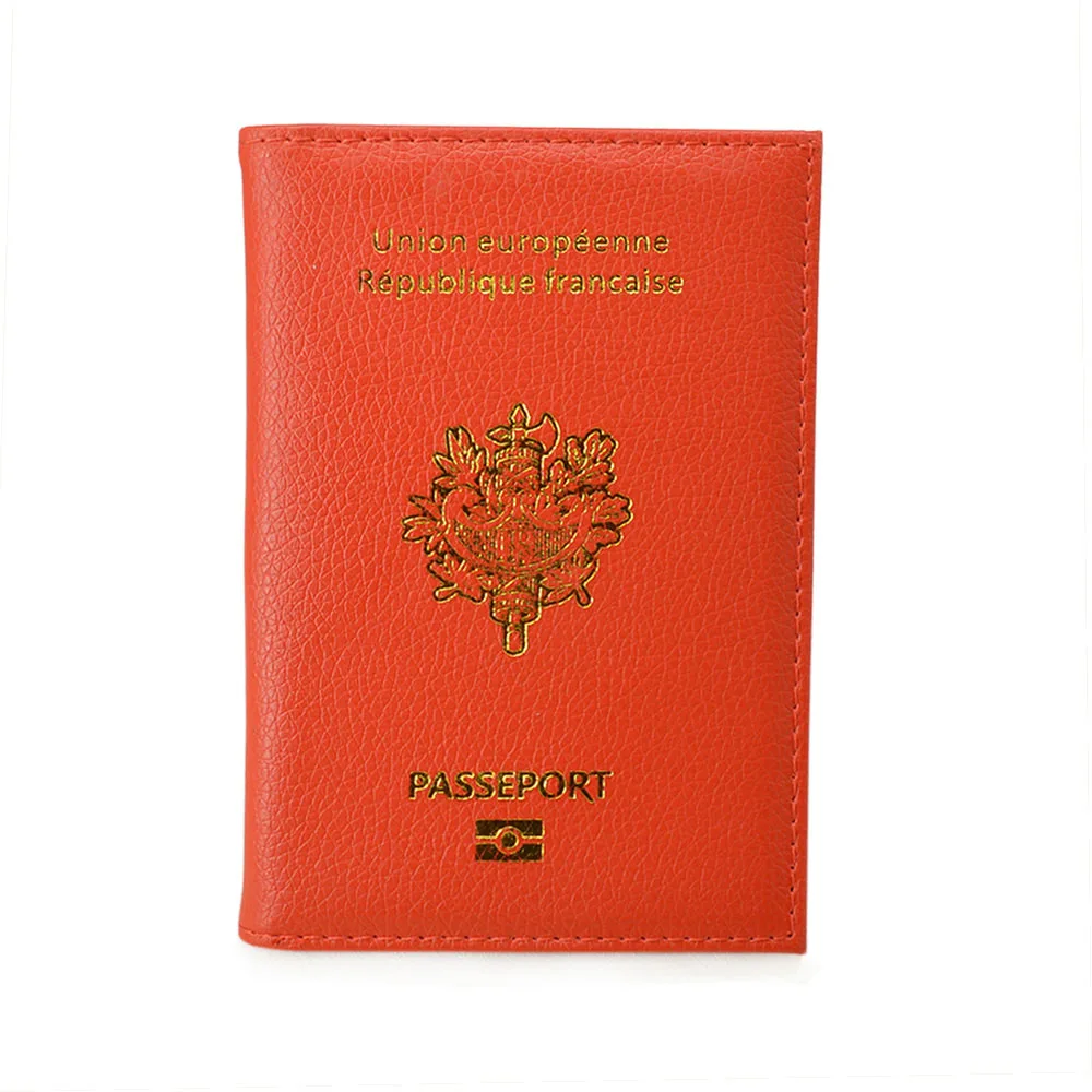 Милая Обложка для паспорта, Франция, оригинальное издание, Passeport обложки для девочек, Pasport etui passeport Франция - Цвет: Красный