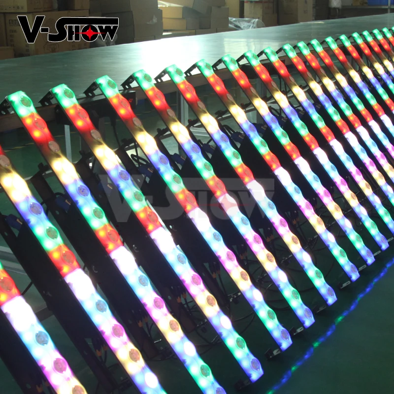 V шоу 4 шт 2в1 настенный светильник шайбы 14x3W Led бар 3/5P DMX контроль сцены Dj дискотечный для клуба бара
