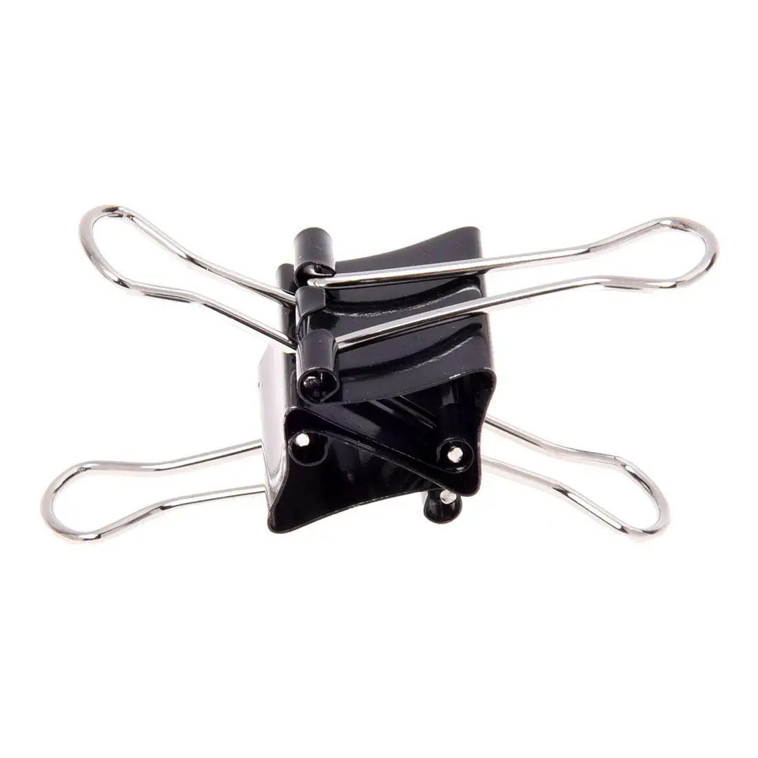 12 Pcs Office Files Documents Metal Black Binder Clips 25mm Width | Канцтовары для офиса и дома