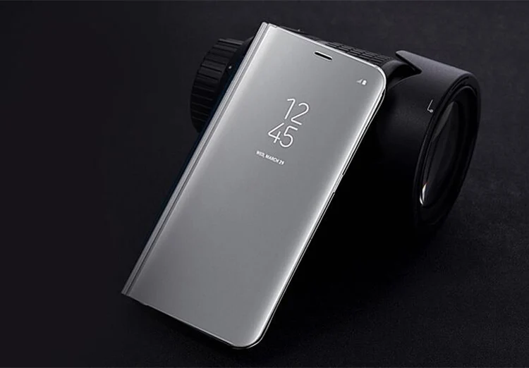 Умный кожаный откидной зеркальный чехол с подставкой для huawei mate 8 9 10 Pro Lite P8 P9 P10 Plus P20 Pro P20 P Smart Honor 10