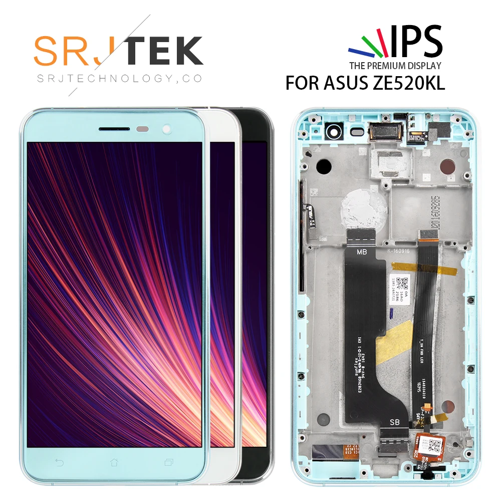ЖК дисплей SRJTEK для ASUS ZenFone 3 ZE520KL Z017D Z017DA Z017DB матричный сенсорный дигитайзер