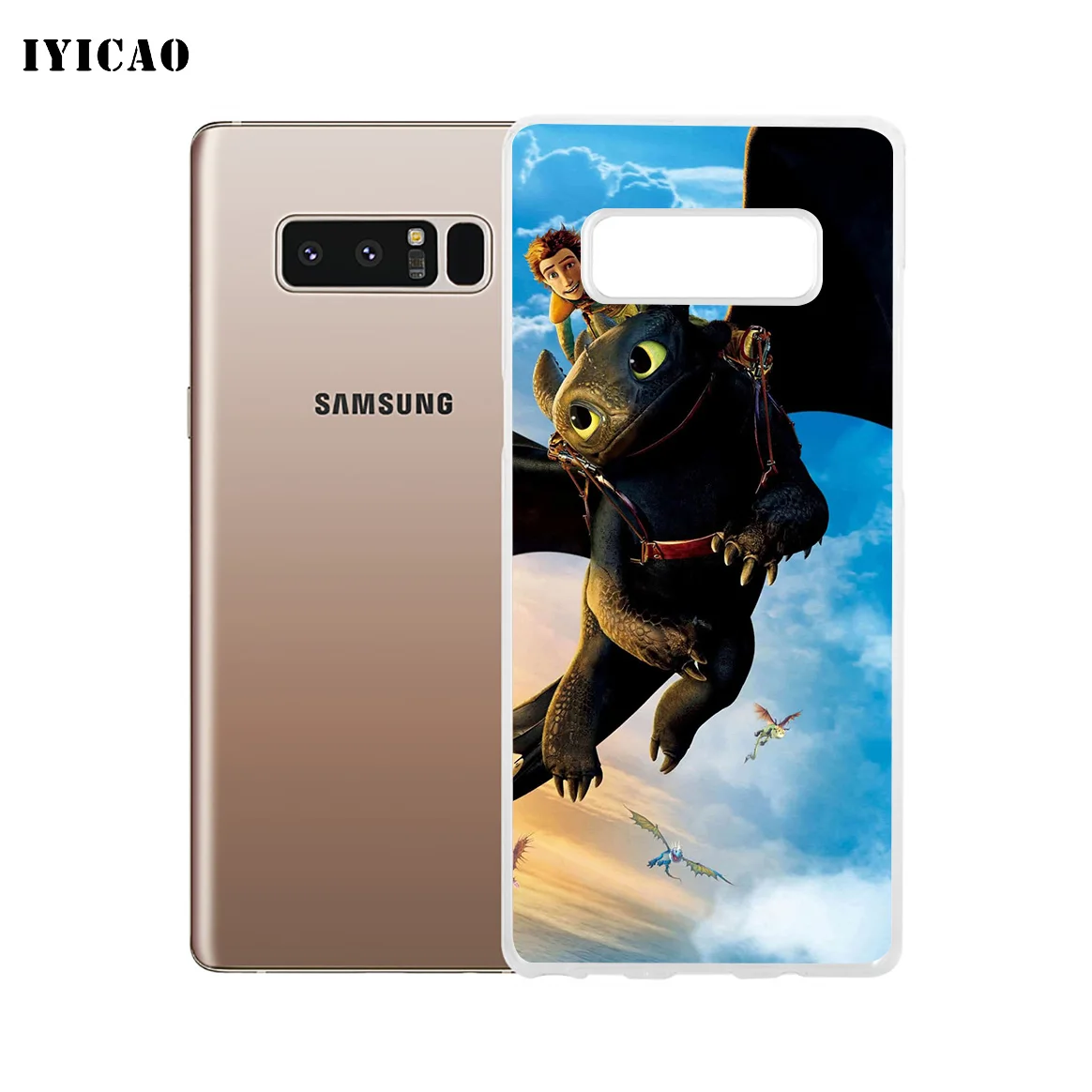 IYICAO Как приручить дракона мягкий силиконовый чехол для телефона Samsung A5 A6 Plus A7 A8 A9 J3