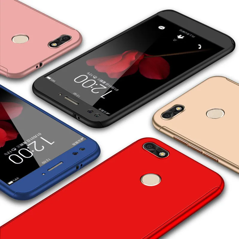 WeeYRN 360 градусов полный телефон на чехол чехлы Huawei Honor 7C Pro 7A (Хуавей Хонор 7c про 7a