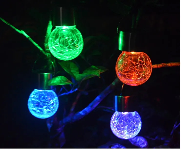 Наружная Солнечная светодиодная Подвесная лампа декоративный разноцветный