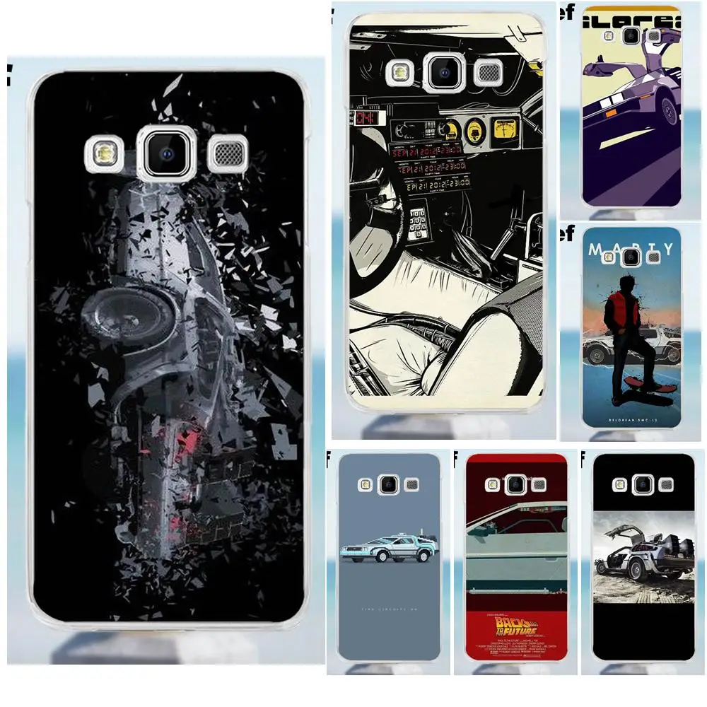 Delorean Time Machine Для Galaxy Alpha Core Prime Note 2 3 4 5 S3 S4 S5 S6 S7 S8 mini edge Plus Мягкий чехол для телефона