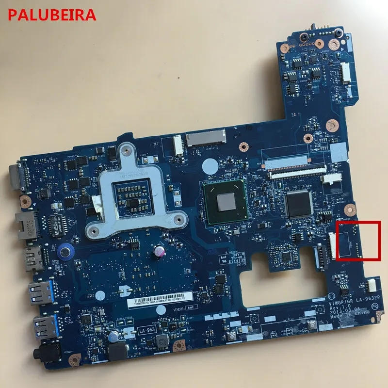 PALUBEIRA Бесплатная доставка LA 9632P для Lenovo G500 материнская плата ноутбука HM76 PGA989 VIWGP/GR