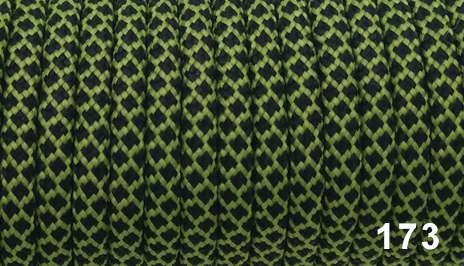 YOUGLE Paracord 550lb парашютный шнур шнурок с переплетенными веревками тип браслета III 100 футов оборудование для выживания кемпинга 172-178 - Цвет: 173