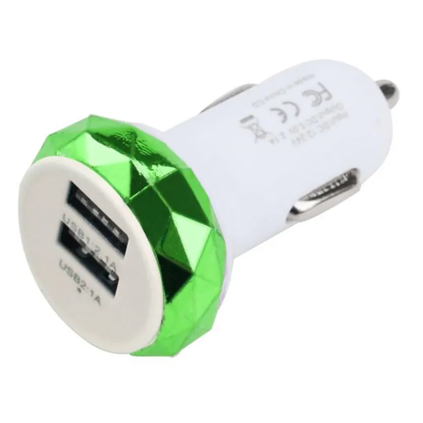 Автомобильное зарядное устройство CARPRIE с 2 портами Mini Dual USB адаптер Bullet для IPhone Sam