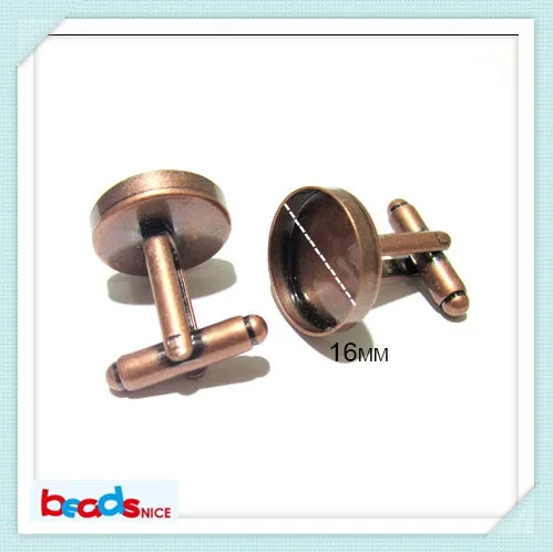 16mm antique copper Beadsnice ID4188 запонки для мужчин персонализированные запонки заготовки с круглым ободком настройка матч 16 мм кабошон - Окраска металла: 16mm antique copper