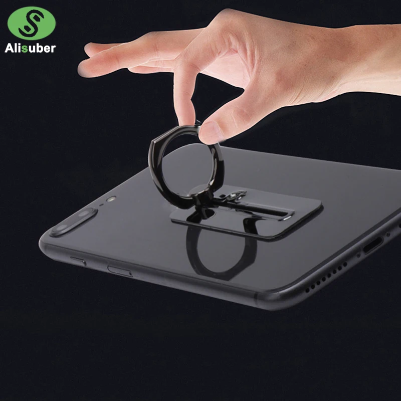 Подставка кольцо под Пальцы для телефона Alisuber держатель из нержавеющей стали с