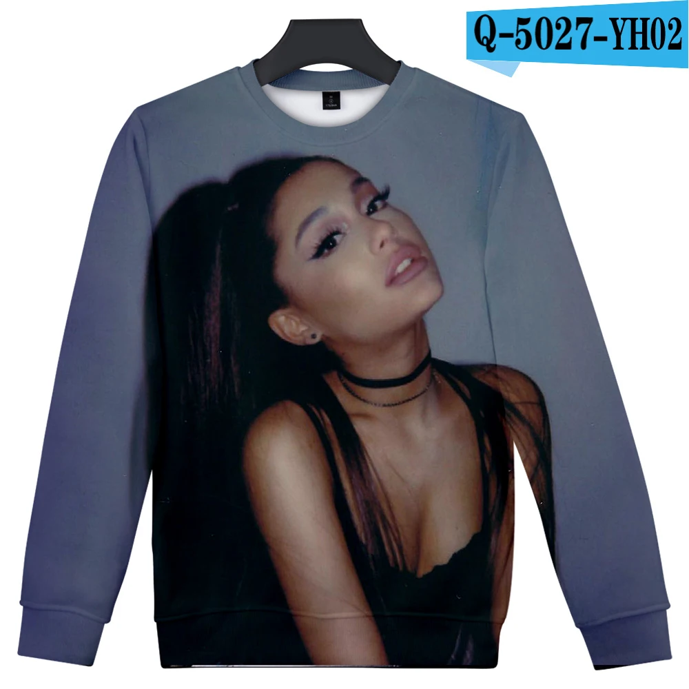 Ariana Grande, 3D принт, женская и мужская одежда,,, повседневные, Harajuku, крутые толстовки, кофты, топы размера плюс 4XL - Цвет: 3D