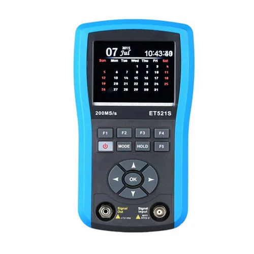Eone ET521S цифровой портативный осциллограф Scopemeter Многофункциональный осциллограф 50 МГц DSO 10 Гц-156 кГц сигнальный канал