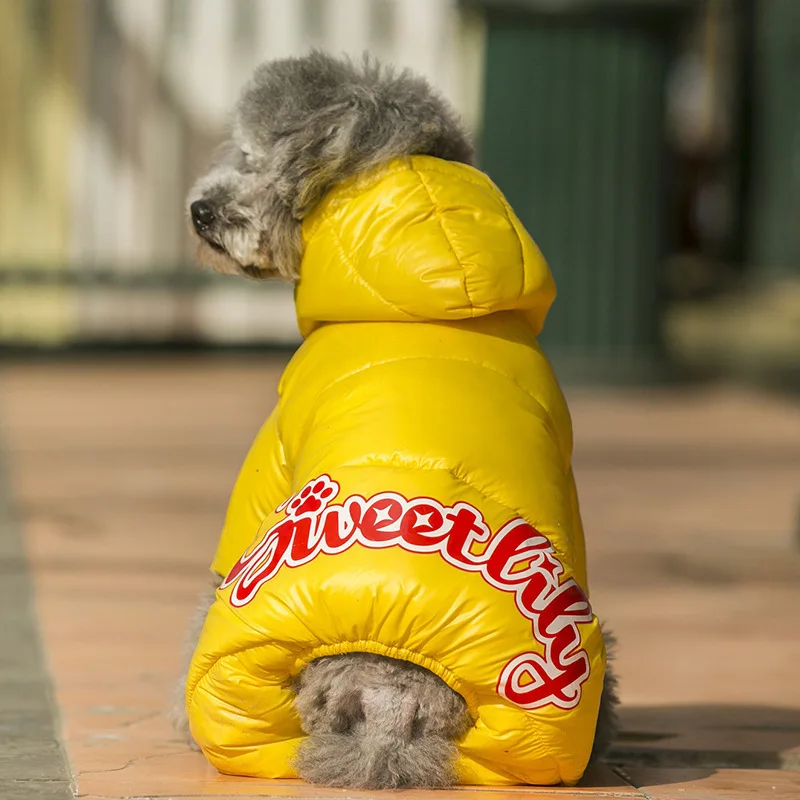 Одежда для маленьких собак Sweetie теплая зимняя пуховая куртка французского