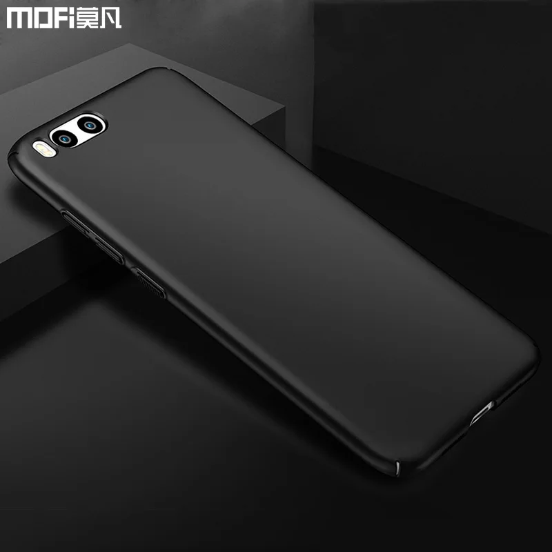 Чехол для Xiaomi mi6 твердый роскошный чехол с полным покрытием ультратонкий черный