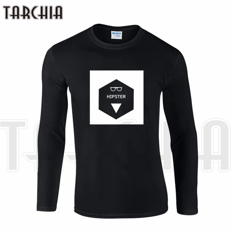 

TARCHIA Brand Free Shipping Fashion Men's Long Sleeve Homme o-neck T-Shirt Cotton Plus Cool Man Hipster Streetwear Cotton