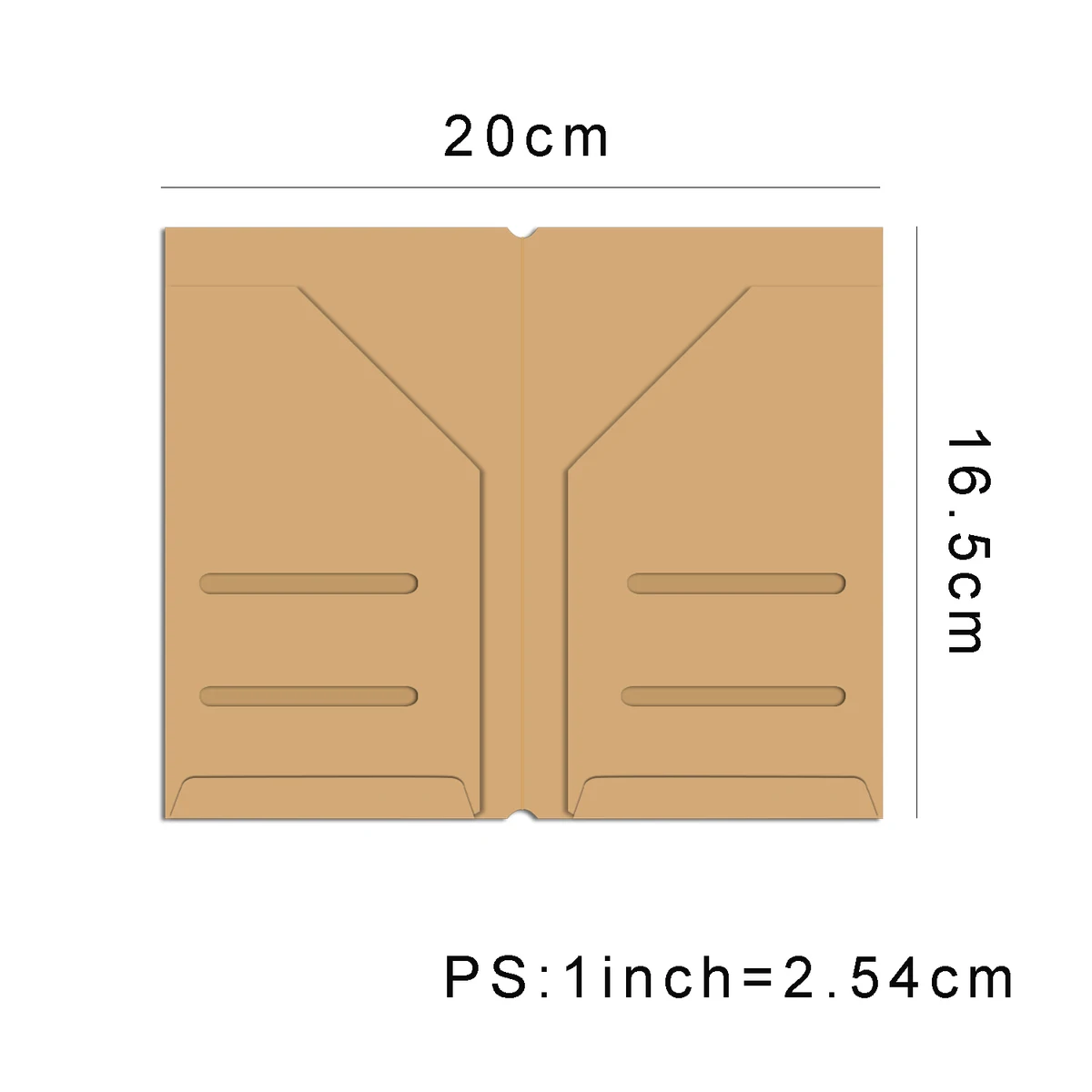 Portable 165x200mm Крафт-бумага держатель файла журнал путешествий; Записная книжка аксессуары для планировщика обычный размер паспорта держатель для карт карманные складские принадлежности - Цвет: Portable 165x200mm