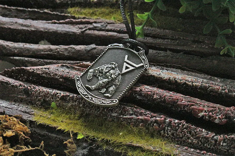 1 шт. lanseis дропшиппинг viking Veles symbol. Weles. Славянский медведь норвежский кулон мужское ожерелье богатство ювелирные изделия-талисманы