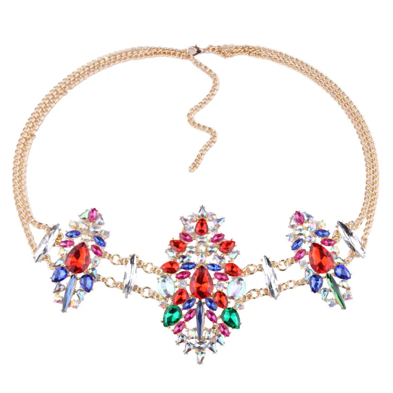 Girlgo Boho Сексуальная модная цепочка ожерелье ювелирные изделия для женщин отдыха