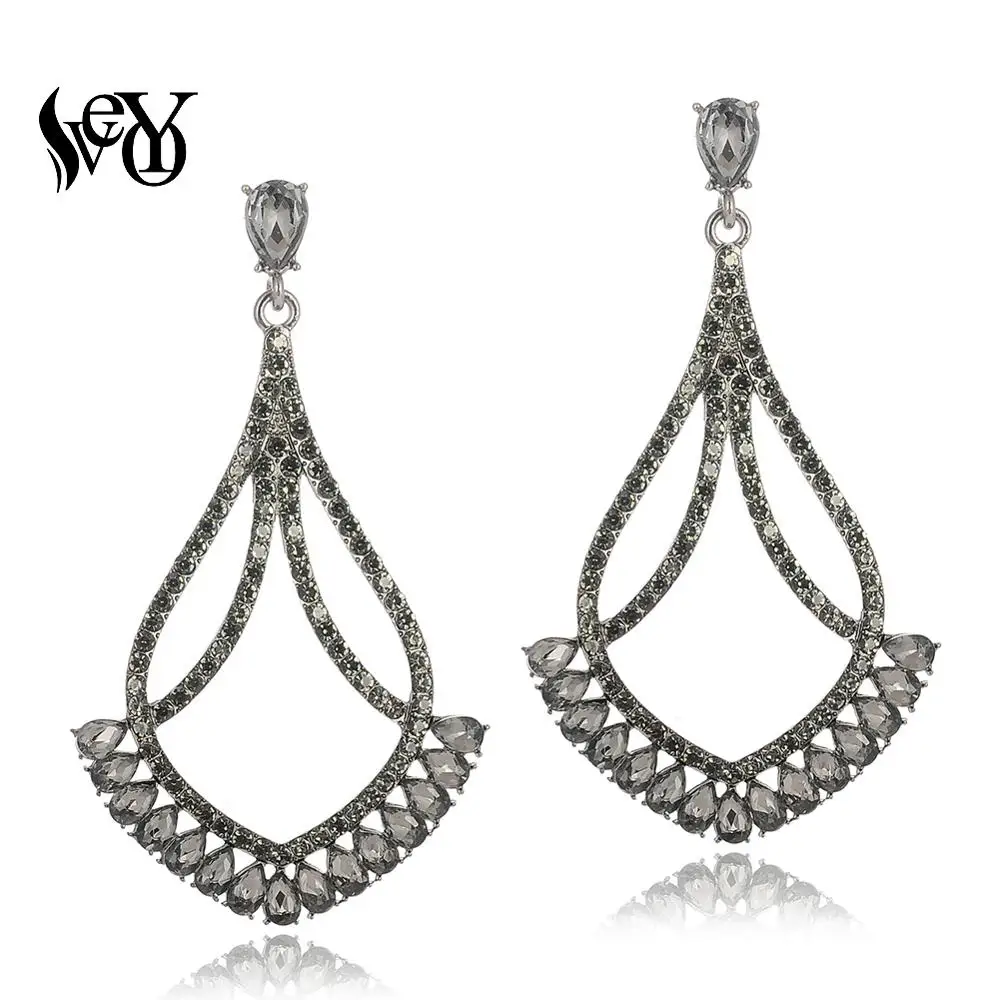 Женские ажурные серьги VEYO роскошные висячие с кристаллами новое поступление |