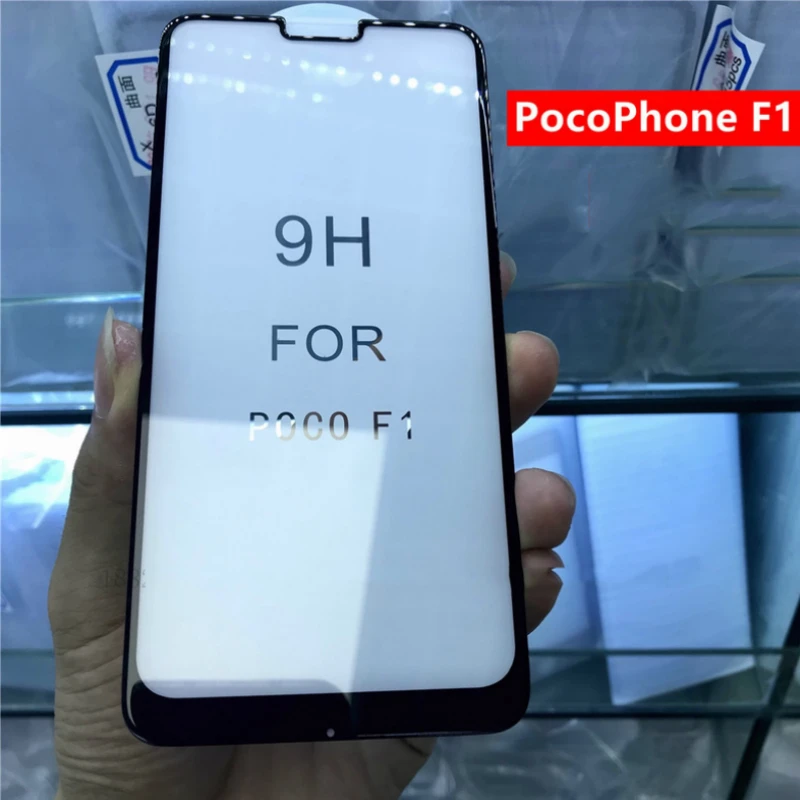 Защитное стекло JGKK 5D закаленное с закругленными краями для Xiaomi Mi PocoPhone F1 POCO