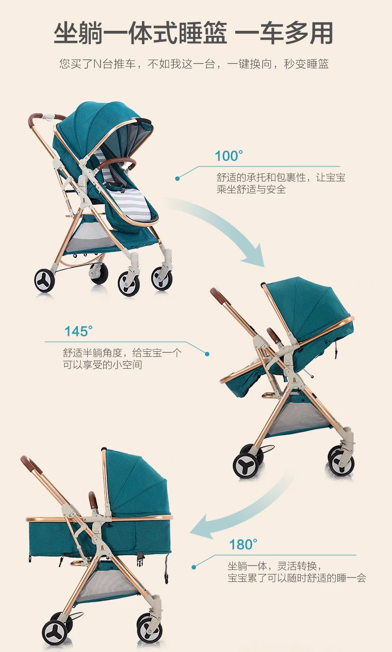 Коляска Bugaboo Donkey buggy, брендовая, с высоким видением, двойная коляска, легко складывается и может лежать, высокое качество, рама из сплава, Ландшафтная коляска