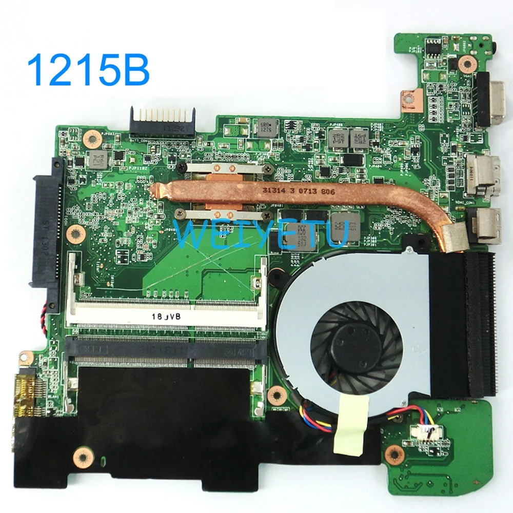 1215B материнская плата с C-50 CPU для Asus EeePC DDR3 Материнская ноутбука Rev 2 0 100%